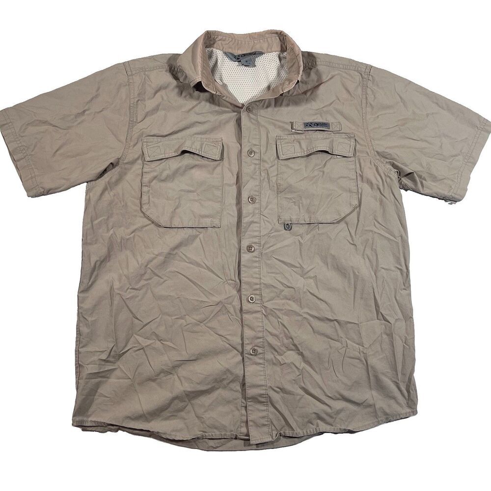 Gander Mountain Guide Series Outdoor Fishing Hiking Shirt Vented Men's Medium